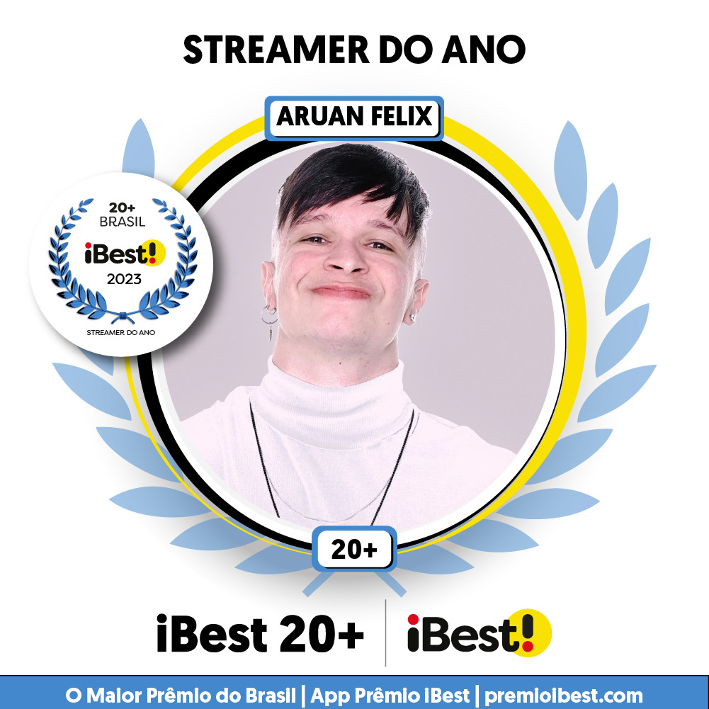 iBest 20+: Streamer do Ano - Prêmio iBest